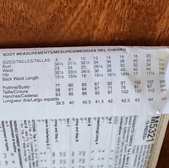 McCall's gown "Bridal Elegance" sewing pattern #M5321, sz: 6-12, NEW! - Picture 13 of 13